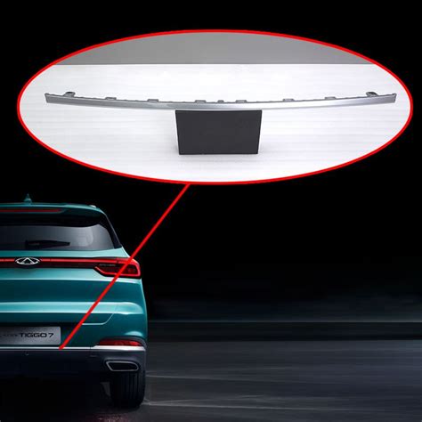 Молдинг заднего бампера для Chery Tiggo 7 Pro, накладка центральная для ...