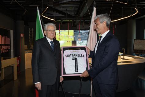 President Of Italy Mattarella Visits Palermo Football Italia