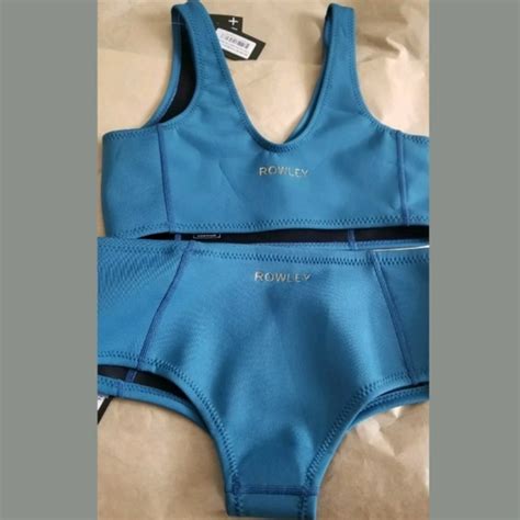 Cynthia Rowley Swim Scuba Neoprene Bikini Set Watersport Spf Poshmark