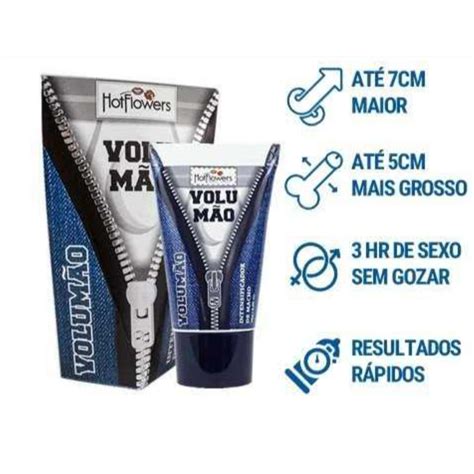 Gel Masculino Volum O Intensificador De Macho G Hot Flowers Sex Shop Produtos Er Ticos