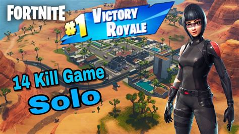 Fortnite Battle Royale Solo Victory 14 Kill Game YouTube