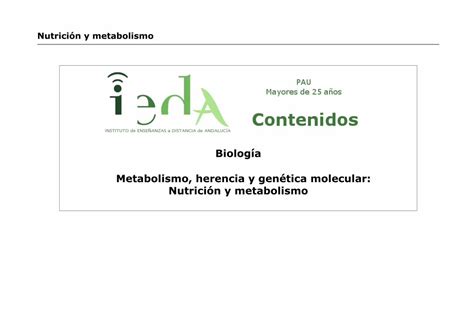 PDF Biología Metabolismo herencia y genética molecular DOKUMEN TIPS