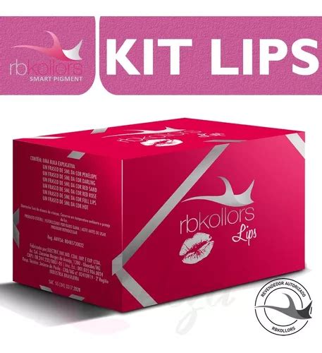 Kit Lips Pigmento Rbkollors Micropigmenta O Labial Parcelamento