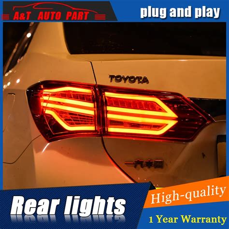 Car Styling LED Tail Lamp For TOYOTA Corolla Taillight Assembly 2014