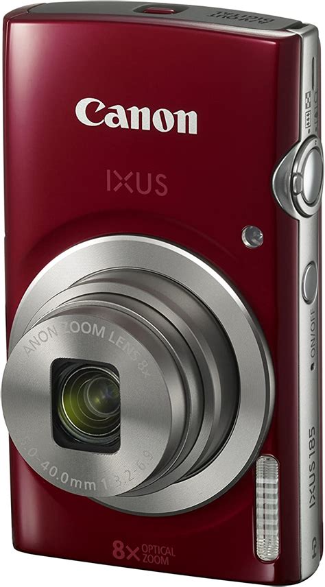 Canon IXUS 185 20MP Compact Digital Camera - Red | mtajrs