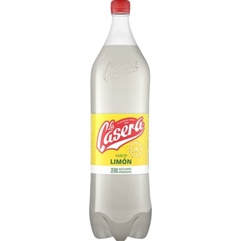 Refresco sabor limón cero azúcares añadidos con gas botella 1 5 l LA