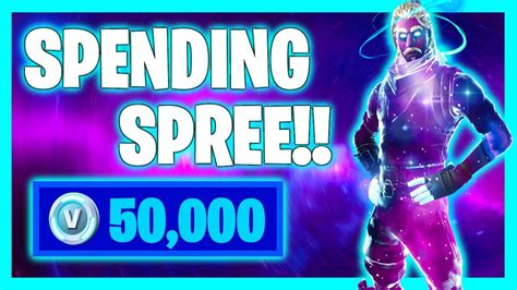 SPENDING 50 000 V Bucks In FORTNITE Spending Spree 31 YouTube