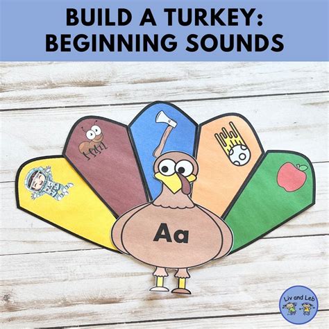 Build A Turkey Beginning Sounds Etsy