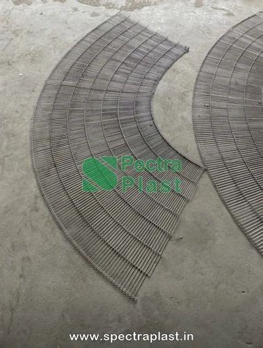 Degree Turning Enrober Wire Mesh Belt At Sq Ft