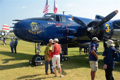 EAA2019Sat-0328a North American B-25 Mitchell PBJ-1J Devil Dog N9643C ...