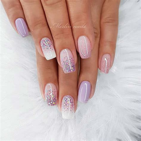 23 Pretty Glitter Ombre Nails That Go With Everything Stayglam