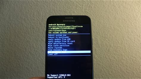 Galaxy J7 Recovery Mode Hard Reset Youtube