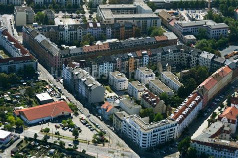 Dresden Aus Der Vogelperspektive Wohngebiet Der