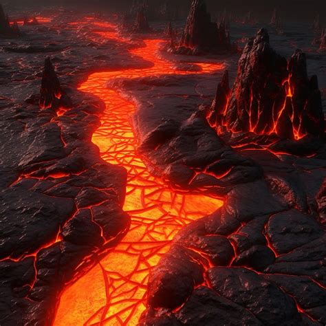 Premium Photo Hot Lava