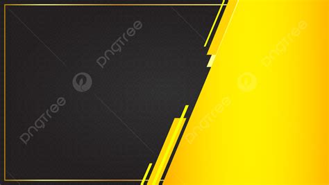 Yellow Black Offer And Sales Banner Background Vector Yellow Back