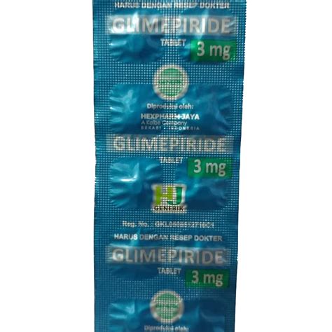 Glimepiride Mg Tab Hexp Obat Dan Vitamin Doktersehat