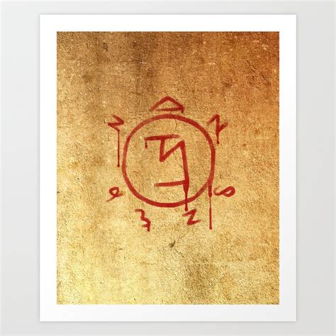 Supernatural Angel Banishing Sigil Art Print by RAVEFIRELL | Society6