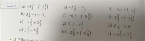 Jeden Poziom Z Matematyki Dzialania Na Liczbach Dziesietnych I