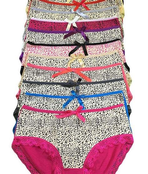 36 Pieces Grace Bikini Assorted Colors Size Medium Womens Panties Underwear At