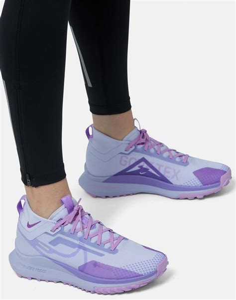 Nike Womens React Pegasus Trail 4 GTX Purple Life Style Sports EU