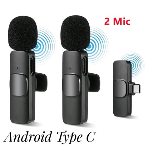 Jual Mic Hp Vlog Youtuber Portable Mic For Iphone And Android