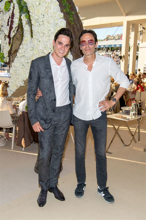 Photo Exclusif Anthony Delon et son frère Alain Fabien Delon