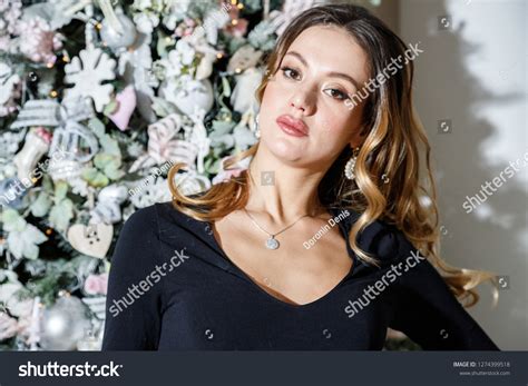 Beautiful Sexy Blonde Girl Lingerie Posing Stock Photo 1274399518 Shutterstock