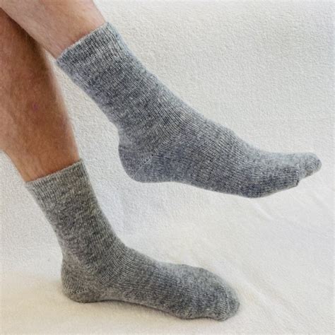 Носки для мужчин, тонкая овечья шерсть, Truly wooly, в ассортименте, р ...