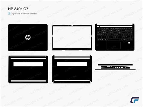 Hp Probook 4410s 4411s Cut File Template Cut File Labs