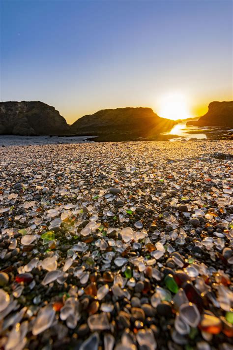 Sunset at Glass Beach - Fort Bragg : r/CaliforniaPics