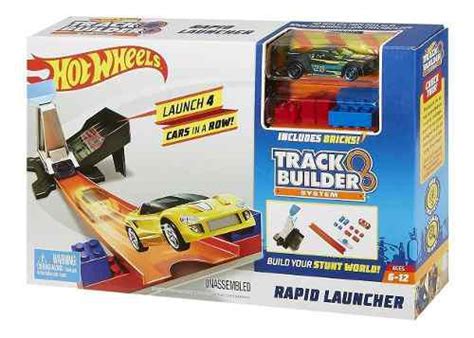 Hot Wheels Track Builder Rapid Launcher Playset En Colombia Clasf Aficiones Y Ocio