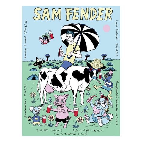 2021 Tour Poster - Sam Fender