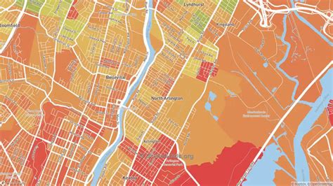 The Safest And Most Dangerous Places In North Arlington Nj Crime Maps