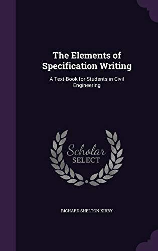 elements  specification writing  text book  students