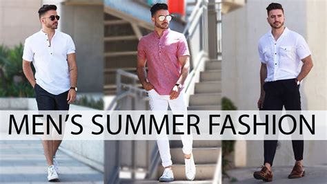 3 Easy Summer Outfits For Men 2018 Mens Fashion And Style Inspiration