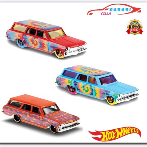 HOTWHEELS Hot Wheels 雪佛蘭 Nova Wagon 風火輪 蝦皮購物