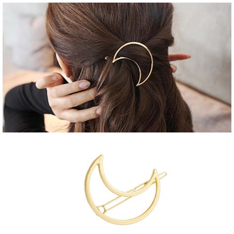 Pieces Hand Carved Crescent Moon Hair Fork Moon Hairpin For Women