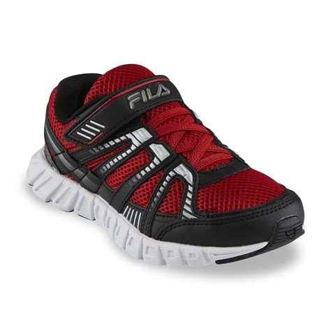 Fila Boys Volcanic Runner Redblack Athletic Shoe Shop Your Way