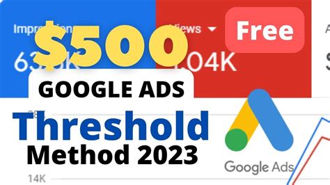 Google Ads Threshold Latest Trick 2024 Google Ads Threshold Method