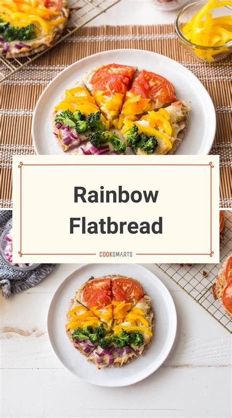 Rainbow Flatbread – A Fun Food to Celebrate Pride Month! | Cook Smarts