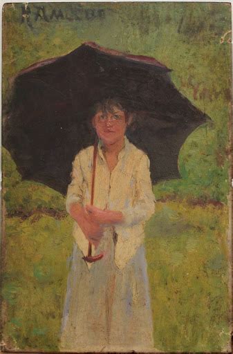 Menina Guarda Chuva Rodolfo Amoedo Google Arts Culture