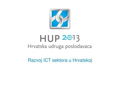 PPT Razvoj ICT Sektora U Hrvatskoj PowerPoint Presentation Free