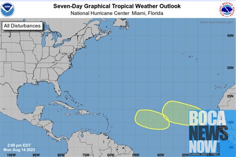 HURRICANE CENTER: Two Waves Watched East Of Florida - BocaNewsNow.com