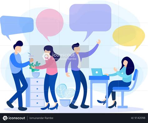 communication illustration   network communication