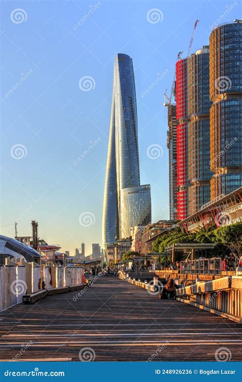 Crown Sydney Skyscraper in Barangaroo District of Sydney, Australia ...