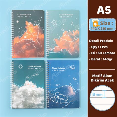 Jual Ready Aimilo Notebook A Buku Diary Aesthetic Buku Jurnal Buku