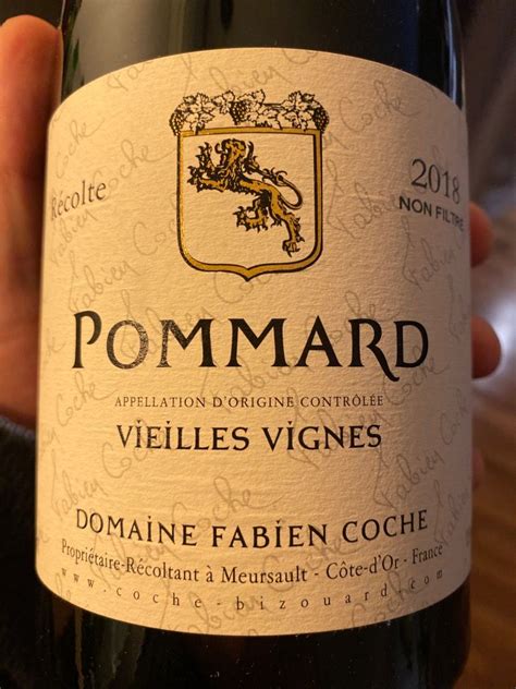 Domaine Fabien Coche Pommard Vieilles Vignes France Burgundy