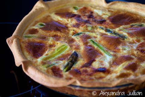 Quiche Aux Asperges Et Au Saumon Marrons Glac S