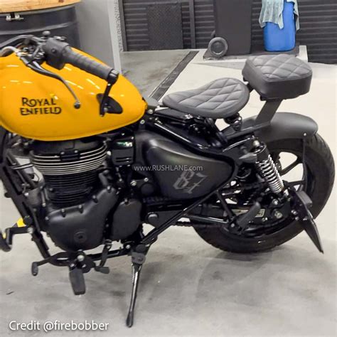 Royal Enfield Meteor 350 Modified Bobber With Single Seat Looks Dope