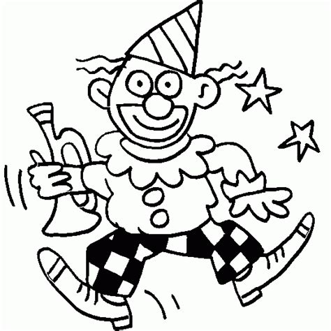 Coloriage Clown Coloriage Le Clown A Gommettes Et En Couleur Un